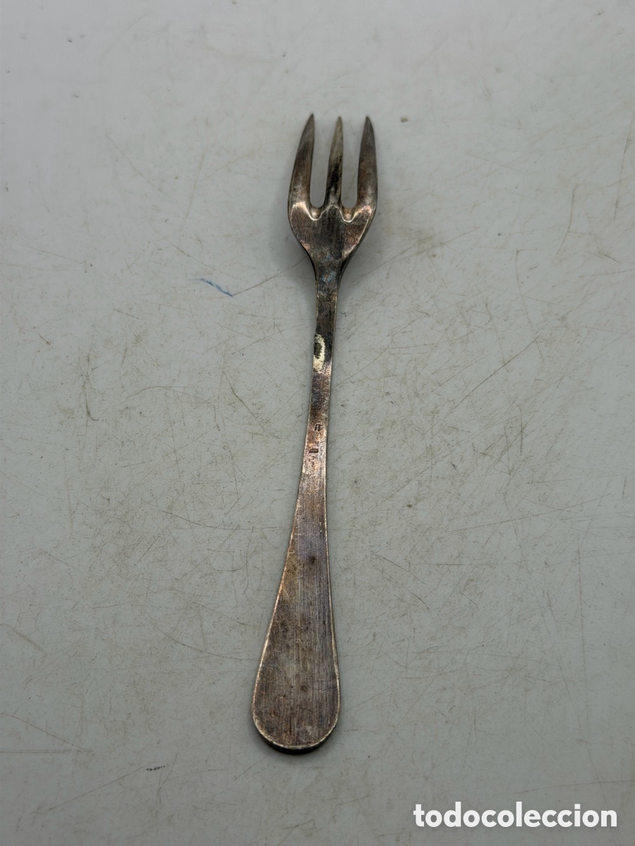 Antig&uuml;edades: Antiguo Tenedor Plateado - Foto 7