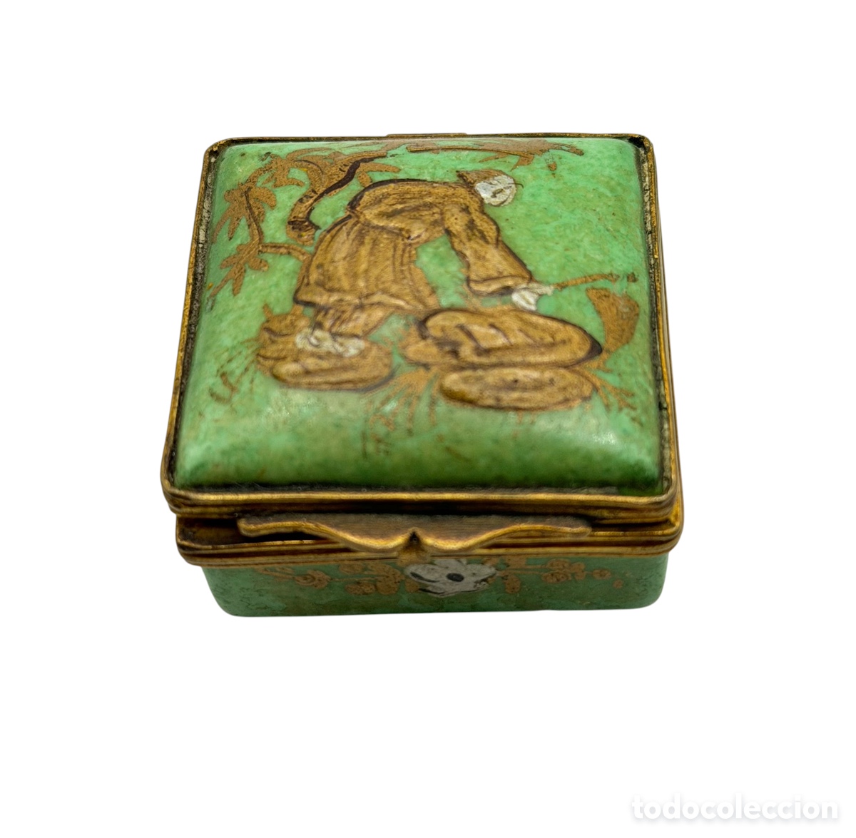 Antiguidades: Antigua Caja de Cer&aacute;mica