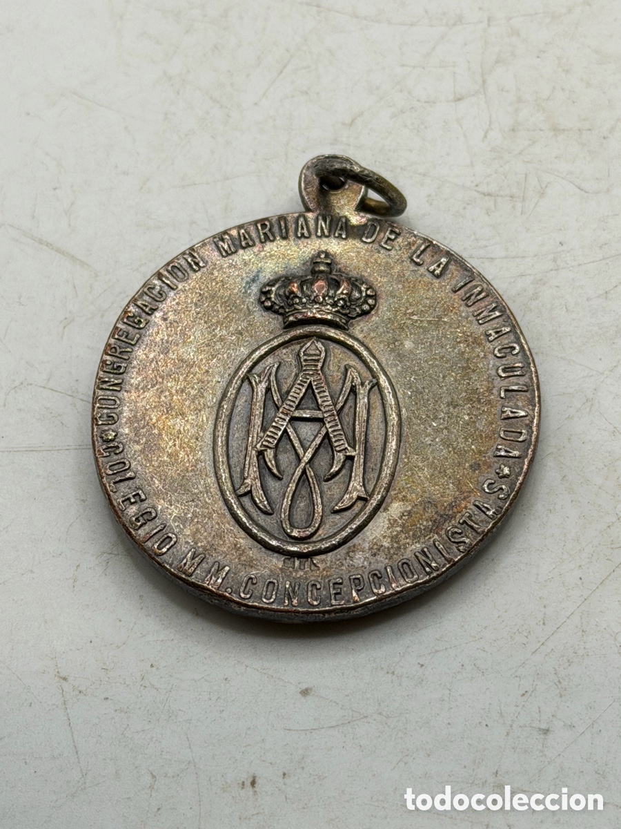 Antig&uuml;edades: Antigua Medalla Religiosa - Foto 5