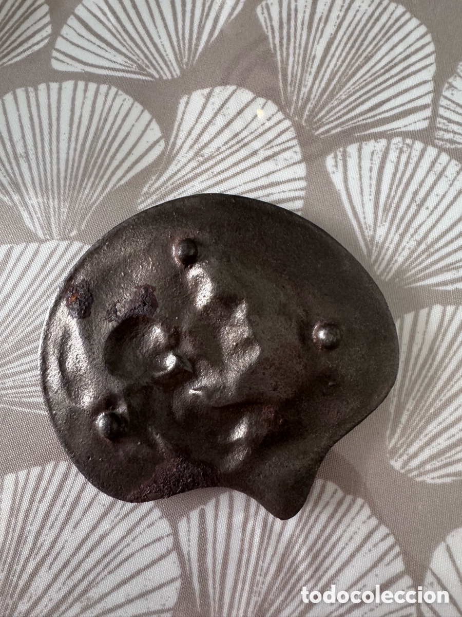 Antig&uuml;edades: Bandeja de metal blanco pewter - Foto 2