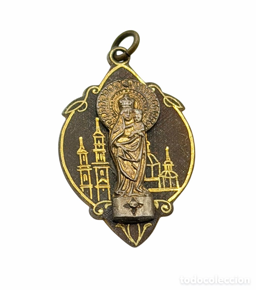 Antiques: Antigua Medalla Religiosa