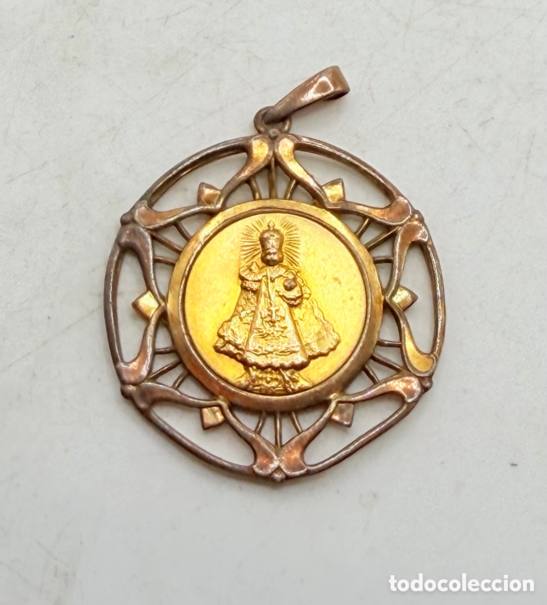 Antig&uuml;edades: Antigua Medalla Religiosa - Foto 2