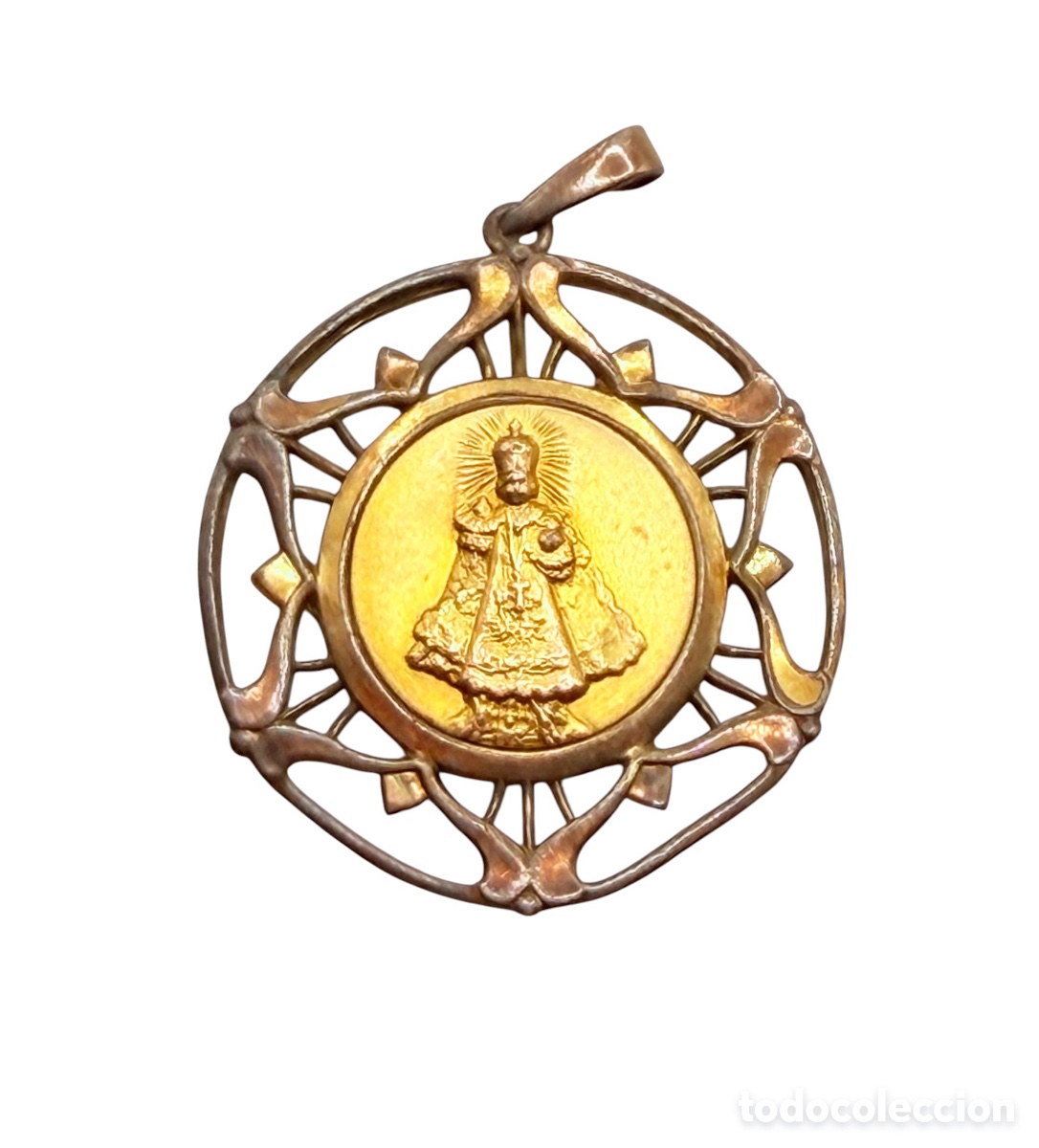 Antig&uuml;edades: Antigua Medalla Religiosa - Foto 1