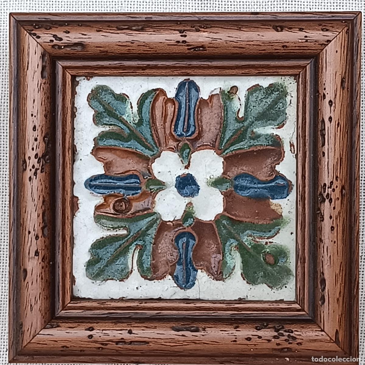 Antiguidades: AZULEJO ANTIGUO DE TOLEDO - SIGLO XVI - RENACIMIENTO - ARISTA O CUENCA - OLAMBRILLA.