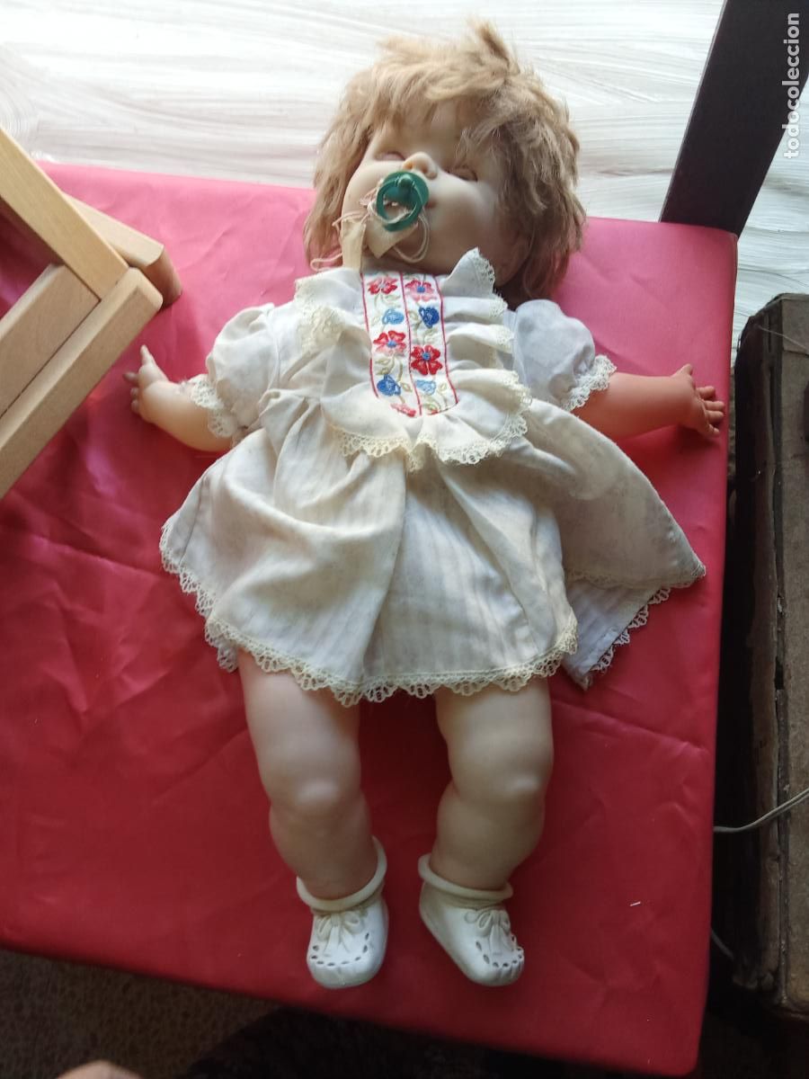 Antig&uuml;edades: Mu&ntilde;eca beb&eacute; Caudete Majben Caja 5 - Foto 8