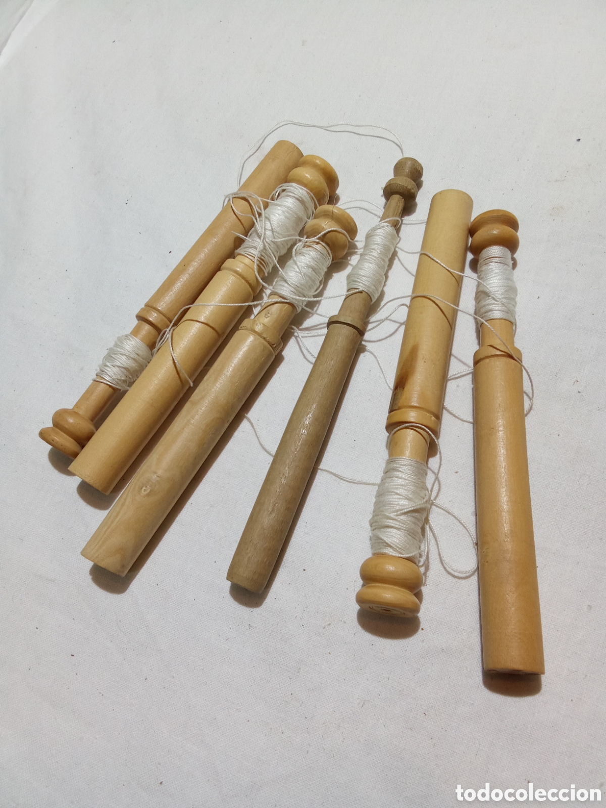 Antig&uuml;edades: BOLILLOS PARA HACER ENCAJE VINTAGE