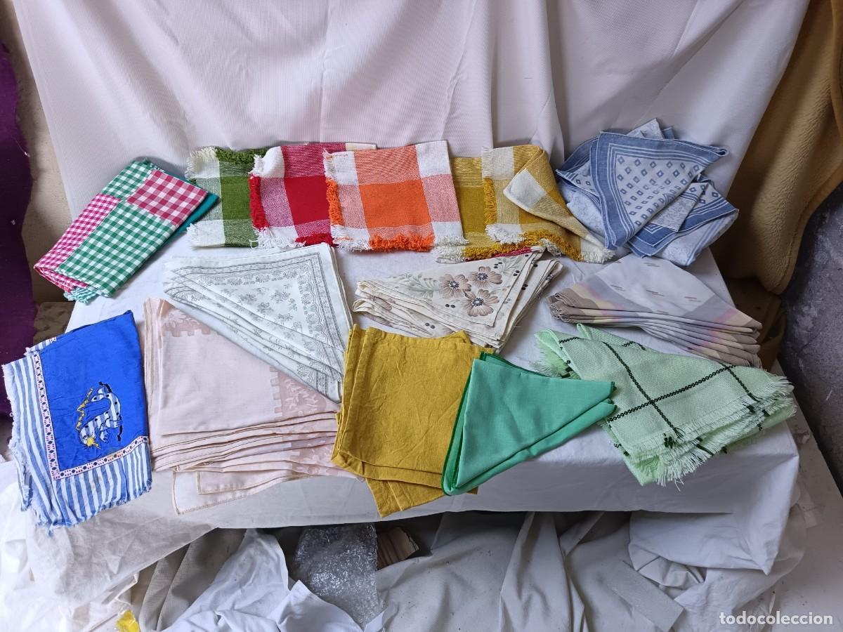 Antiques: Gran Lote de Servilletas o similar, antiguas o vintage, hay varios dise&ntilde;os, a clasificar