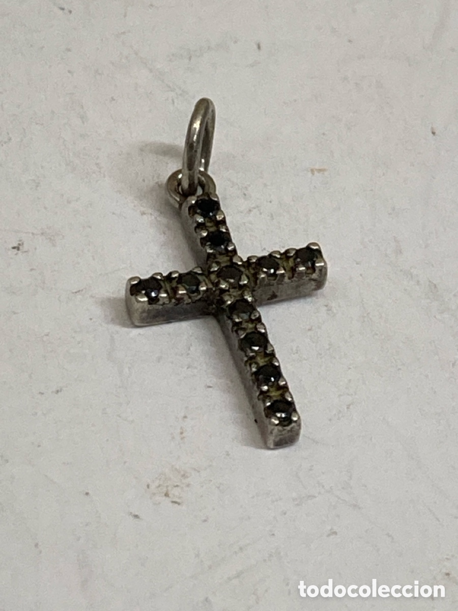 Antig&uuml;edades: Cruz de plata religiosa C625