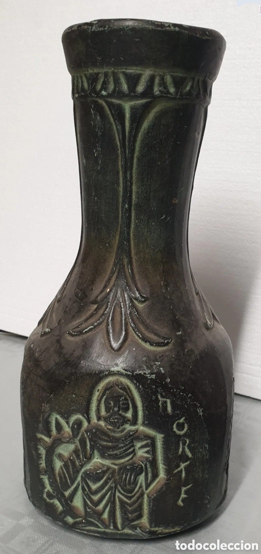 Antiques: Jarr&oacute;n cantaro ceramica Espa&ntilde;ola motivos 4 puntos cardinales norte oeste sur este marcado en base