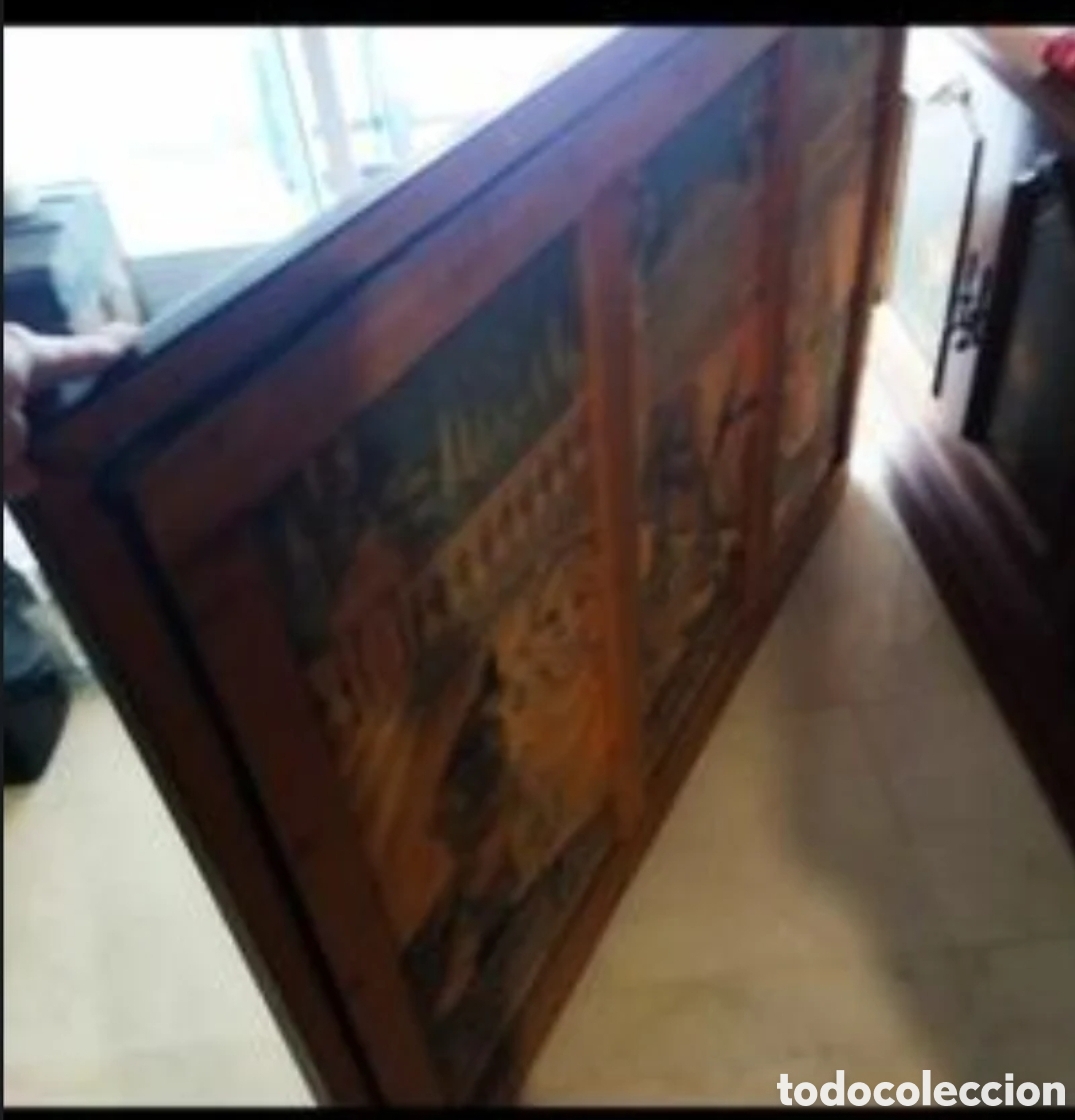 Antig&uuml;edades: Excepcional Tapiz Antiguo Gran Formato Impecable - Foto 5
