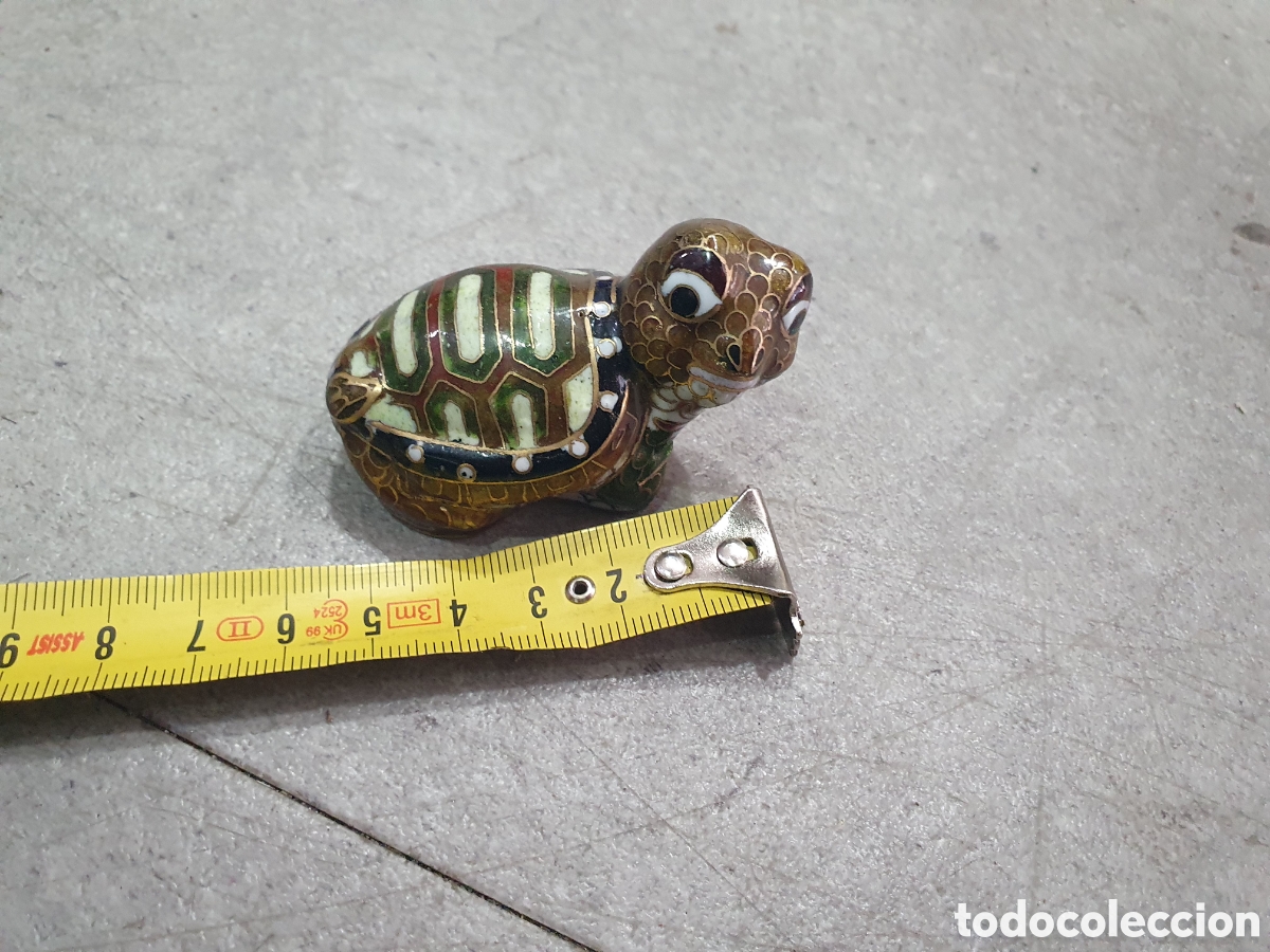 Antig&uuml;edades: Tortuga de Cloisonn&eacute;. (L120) - Foto 2
