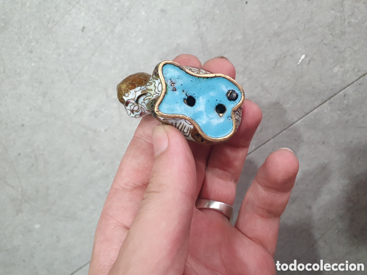 Antig&uuml;edades: Tortuga de Cloisonn&eacute;. (L120) - Foto 3