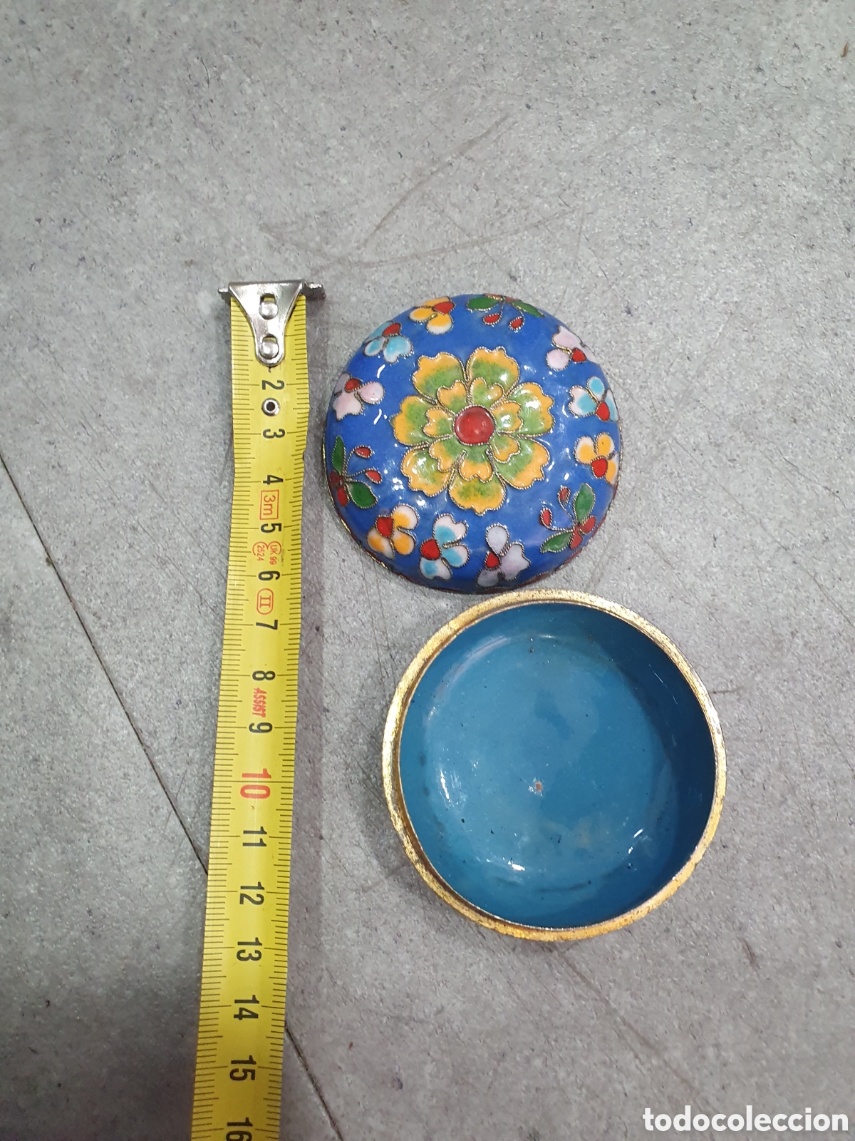 Antig&uuml;edades: Caja en Cloisonn&eacute;. (L120) - Foto 2