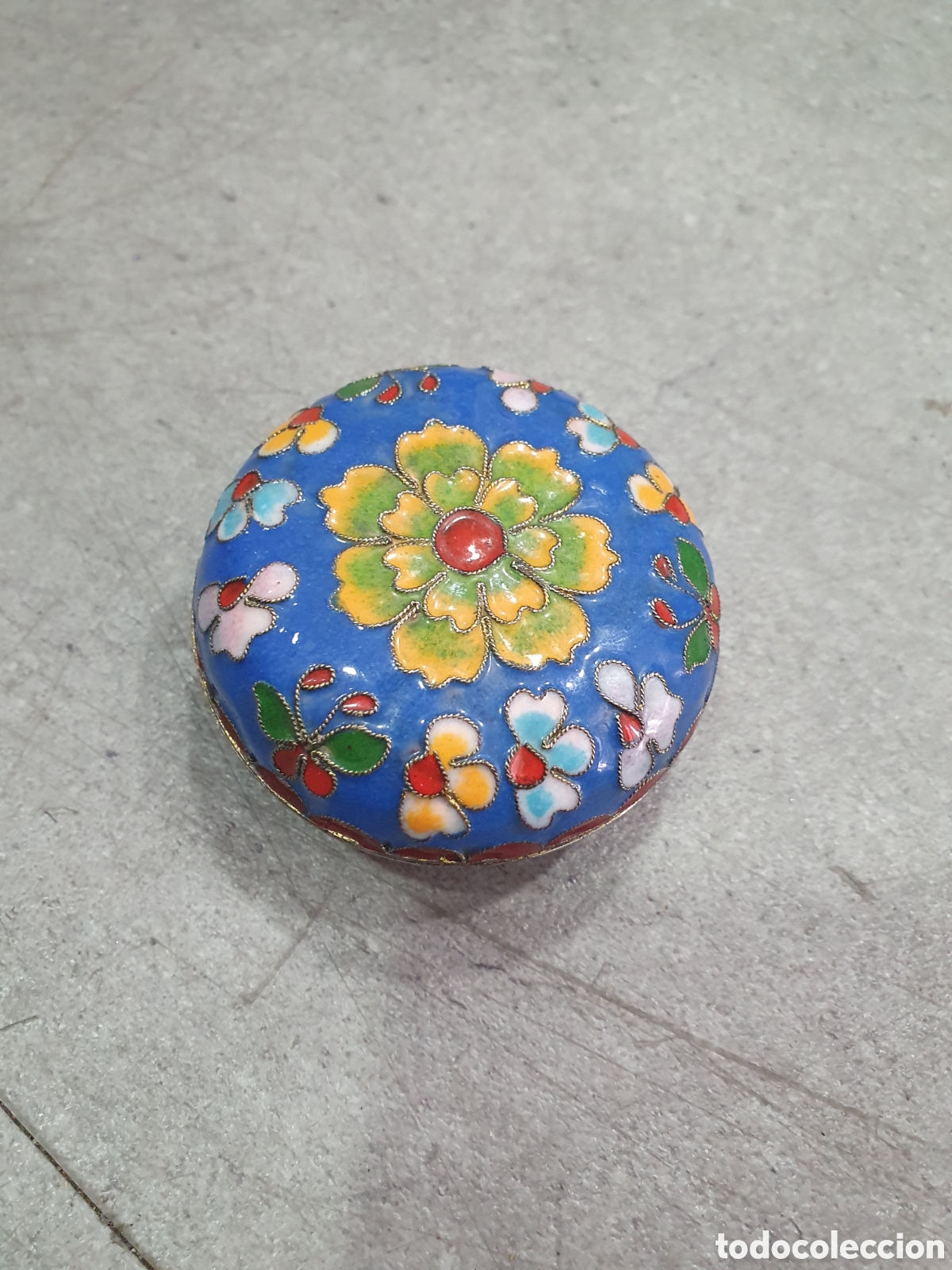 Antiquit&auml;ten: Caja en Cloisonn&eacute;. (L120)