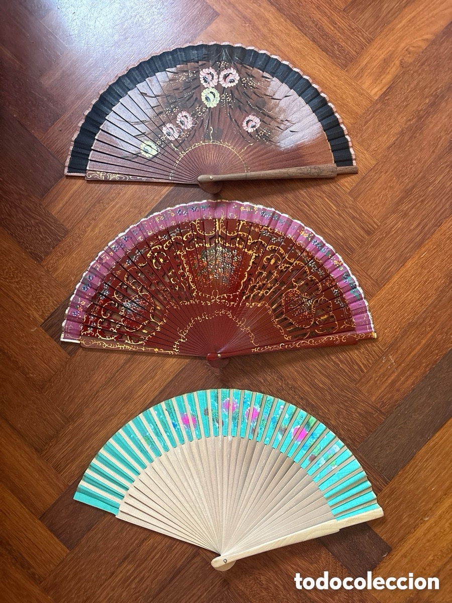 Antig&uuml;edades: Lote de abanicos a catalogar (A22)