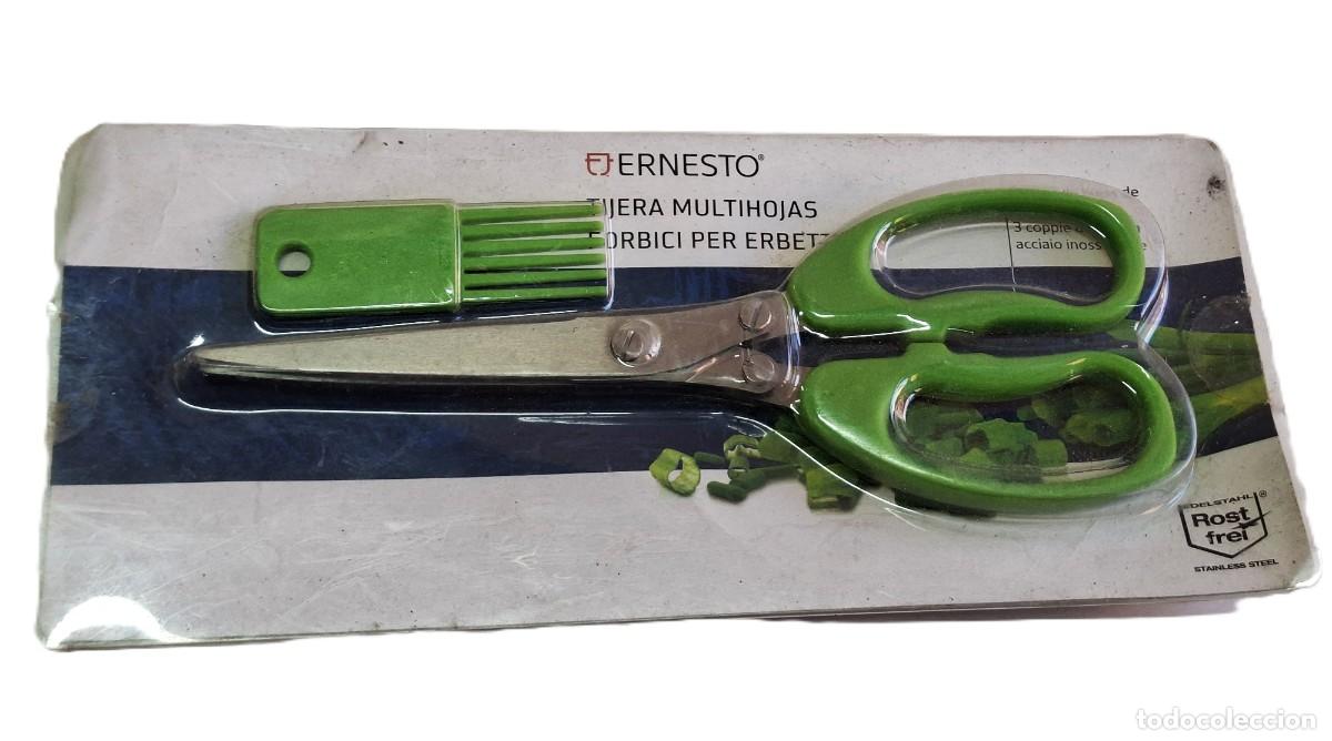 Antig&uuml;edades: TIJERAS PARA HIERBAS DE 5 HOJAS - Foto 1