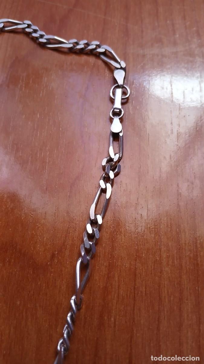 Antig&uuml;edades: cadena de plata de ley gruesa