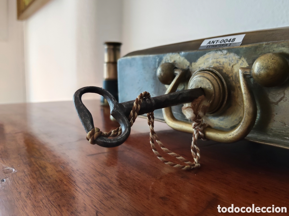 Antig&uuml;edades: Antiguo calienta camas de bronce - Foto 3
