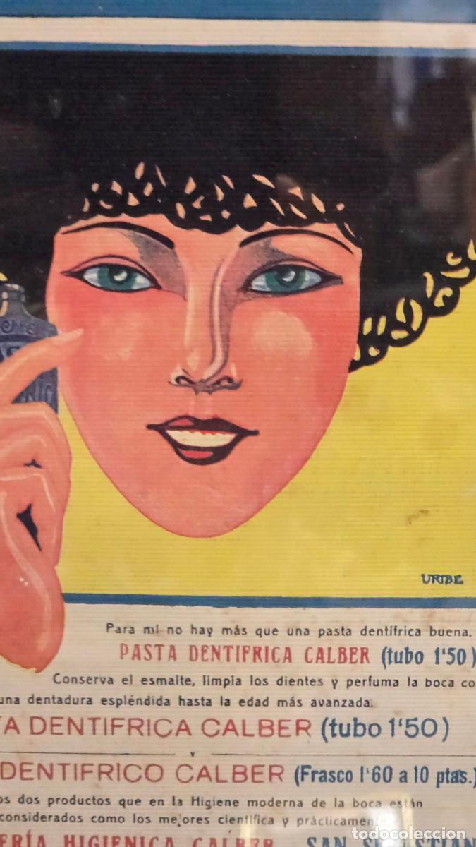 Antig&uuml;edades: cuadro con cartel antiguo - Foto 5