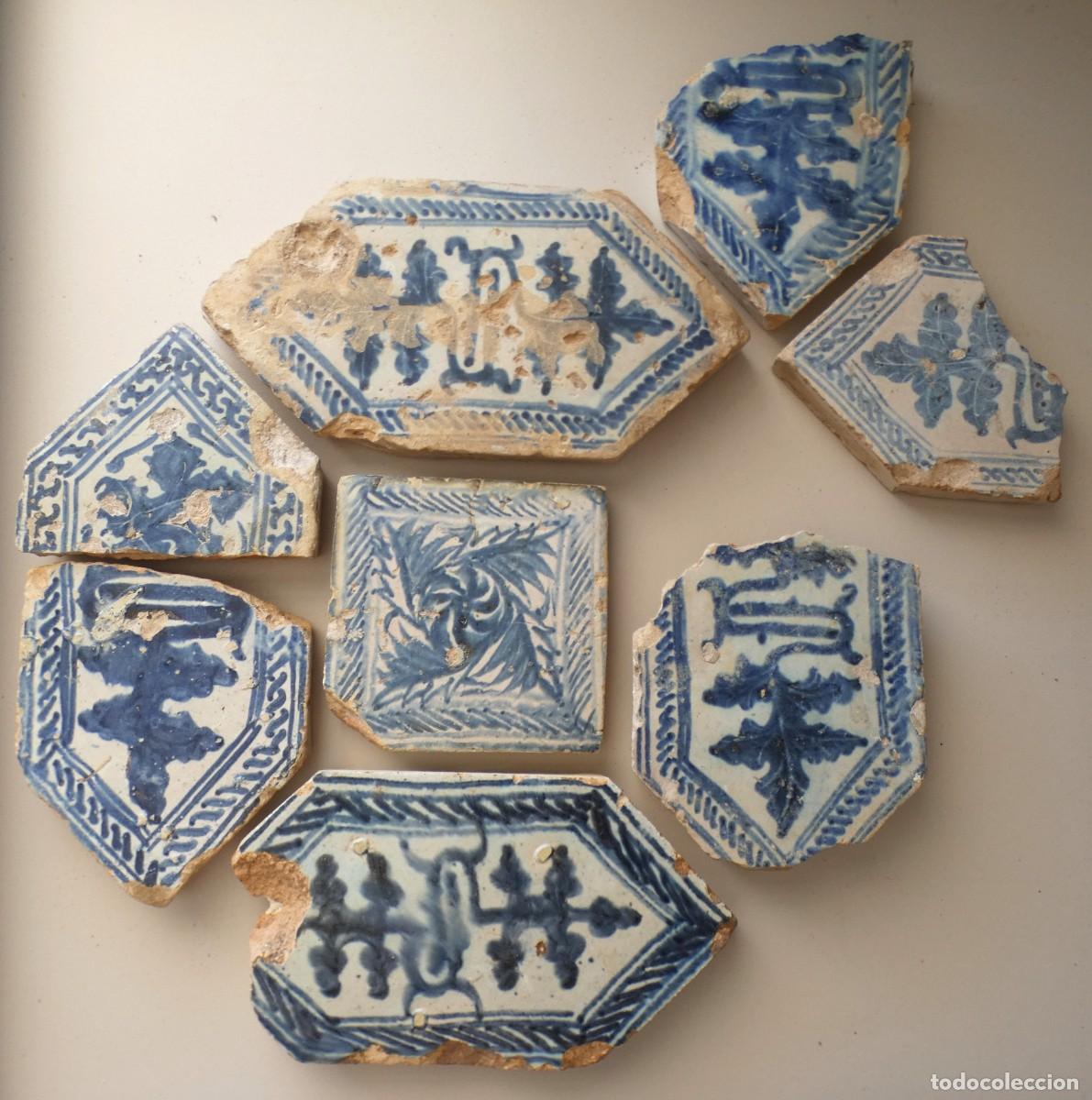 Antig&uuml;edades: Azulejos Espa&ntilde;ol, Alfardon Valencia siglo 15/16