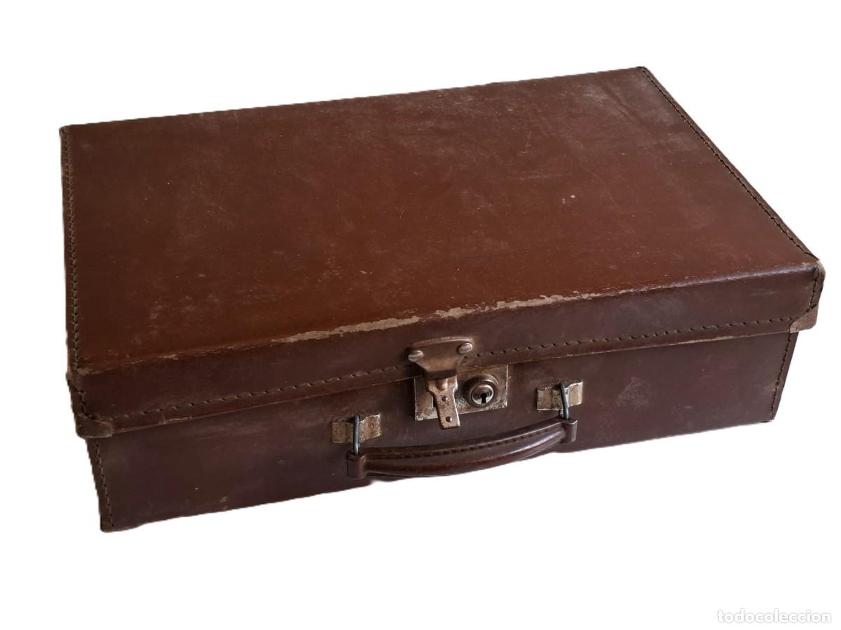 Antiques: MALETA O MALETIN ANTIGUO - 40X25X12.CM