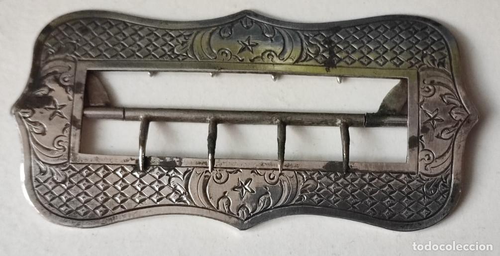 Antiquit&eacute;s: BONITA HEBILLA DE PLATA PARA MUJER, SIGLO XIX PPIOS DEL XX, BELLE EPOQUE, MC