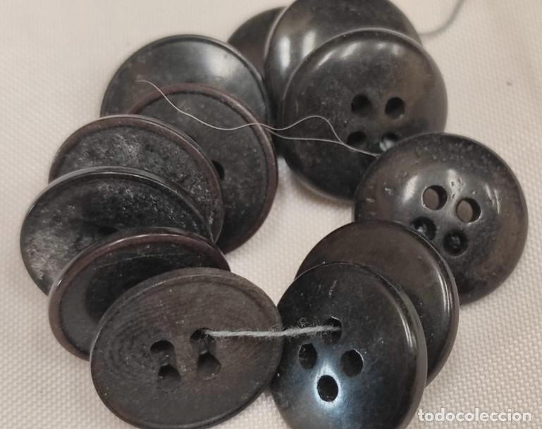 Antig&uuml;edades: LOTE DE 12 BOTONES ANTIGUOS - Foto 3