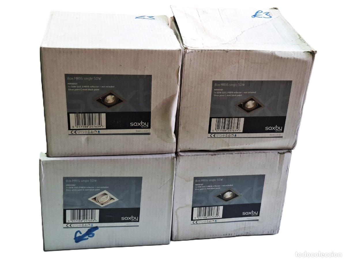 Antig&uuml;edades: LOTE DE LUCES DE TECHO EMPOTRADAS - BOX MR16 SINGLE 50W