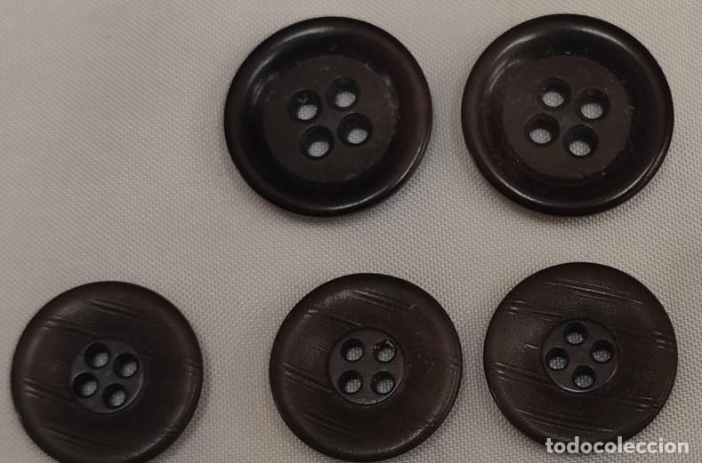 Antig&uuml;edades: LOTE DE 7 BOTONES ANTIGUOS - Foto 3