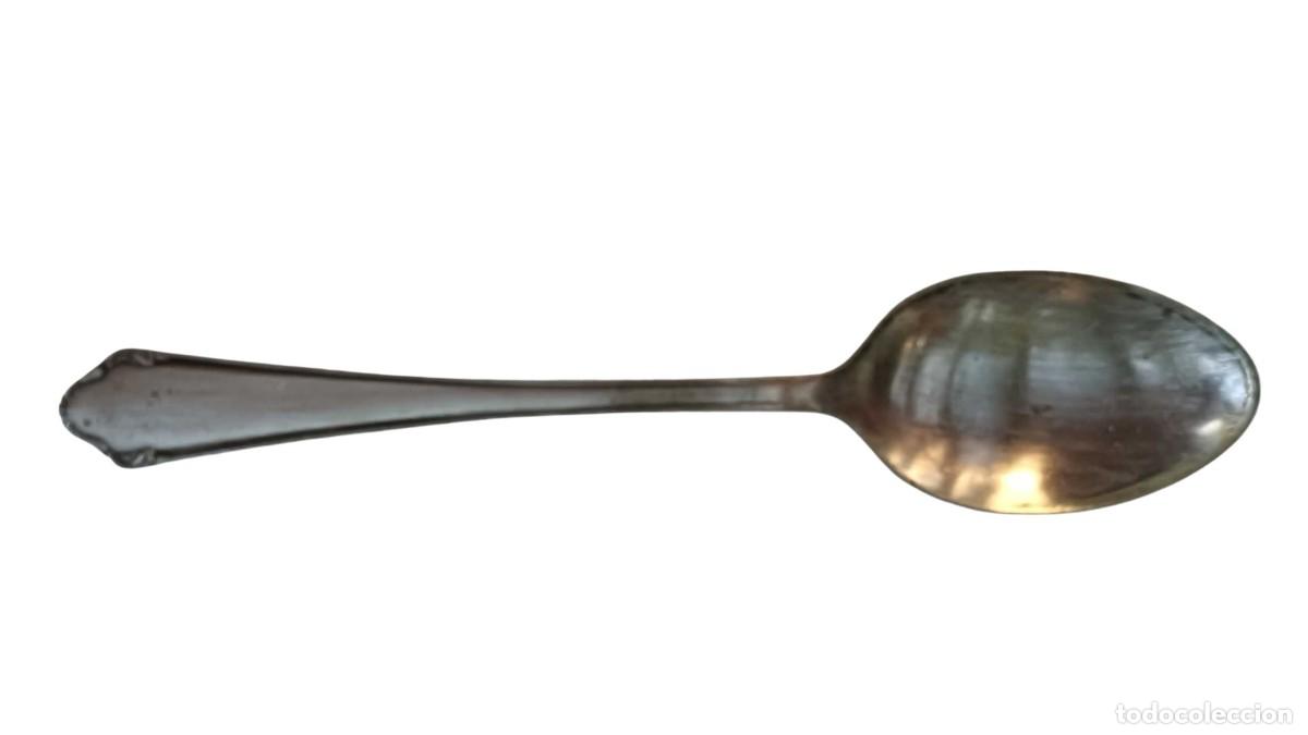 Antig&uuml;edades: CUCHARILLA DE METAL PLATEADO A.P.-100 - A&Ntilde;OS 1900