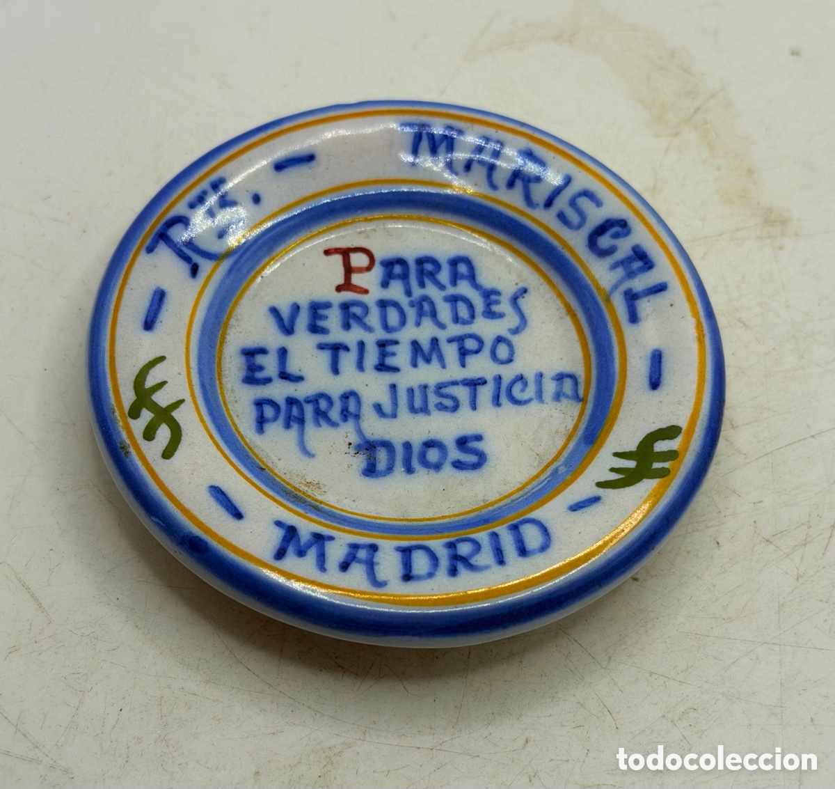 Antig&uuml;edades: Antiguo Plato Refranero - Foto 2