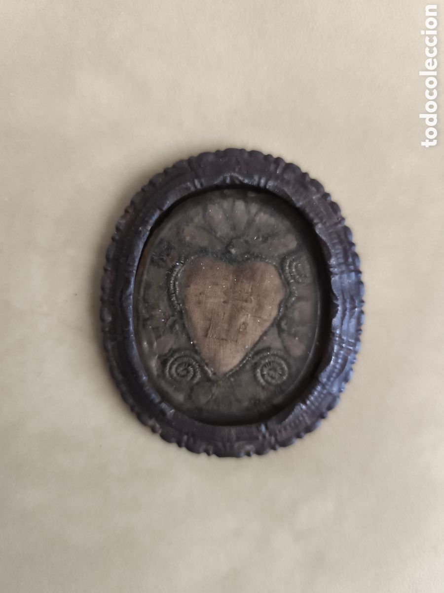Antiques: Relicario Sagrado coraz&oacute;n siglo XVIII -XIX