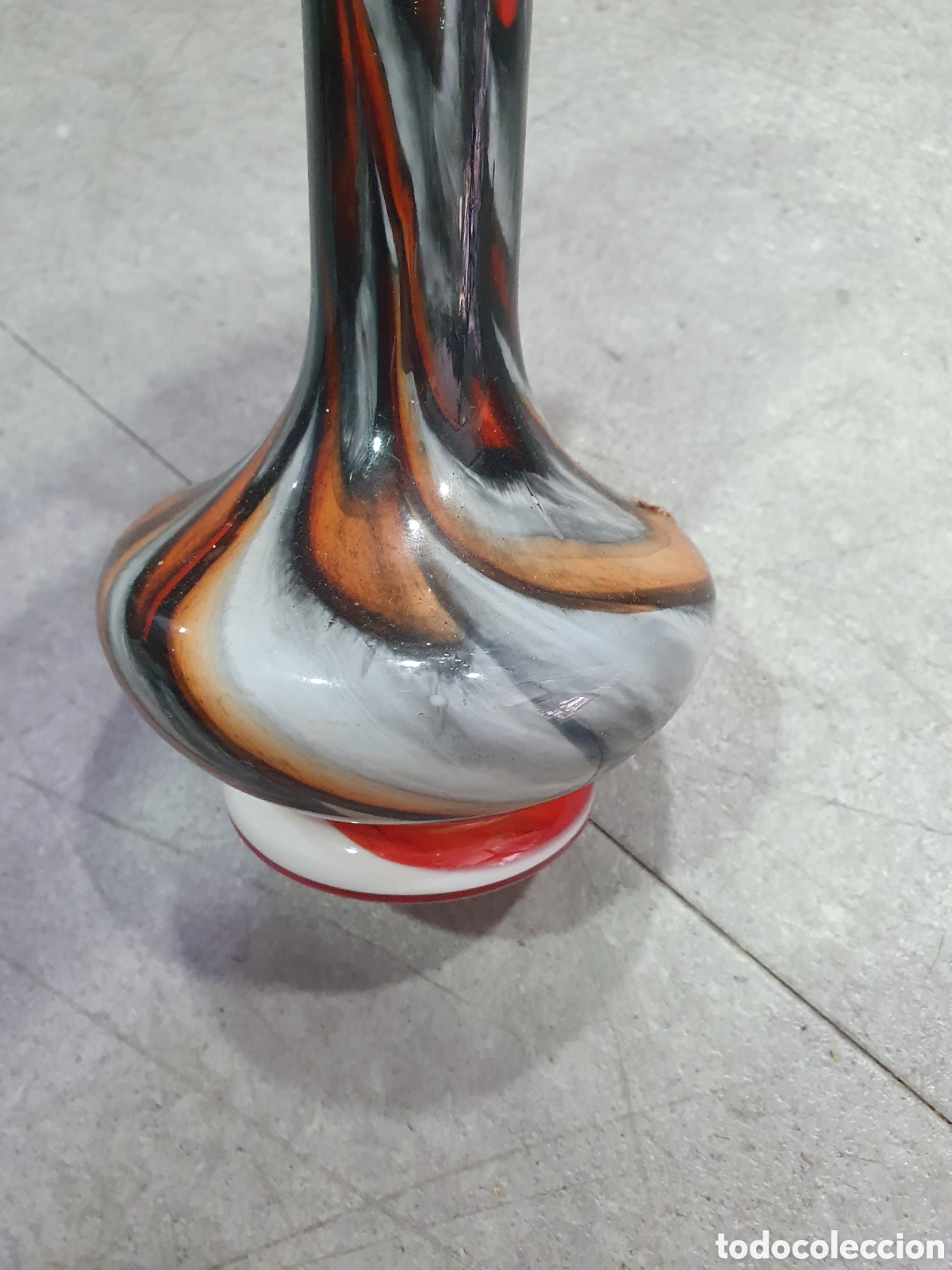 Antig&uuml;edades: Jarron cristal de Murano. (L73) - Foto 2
