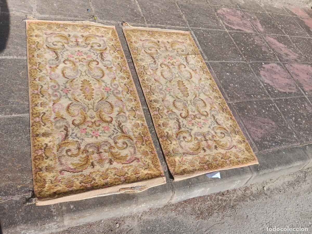 Antig&uuml;edades: alfombras Savonnerie o nudo espa&ntilde;ol, caracterizadas por sus intrincados dise&ntilde;os florales y motivos o
