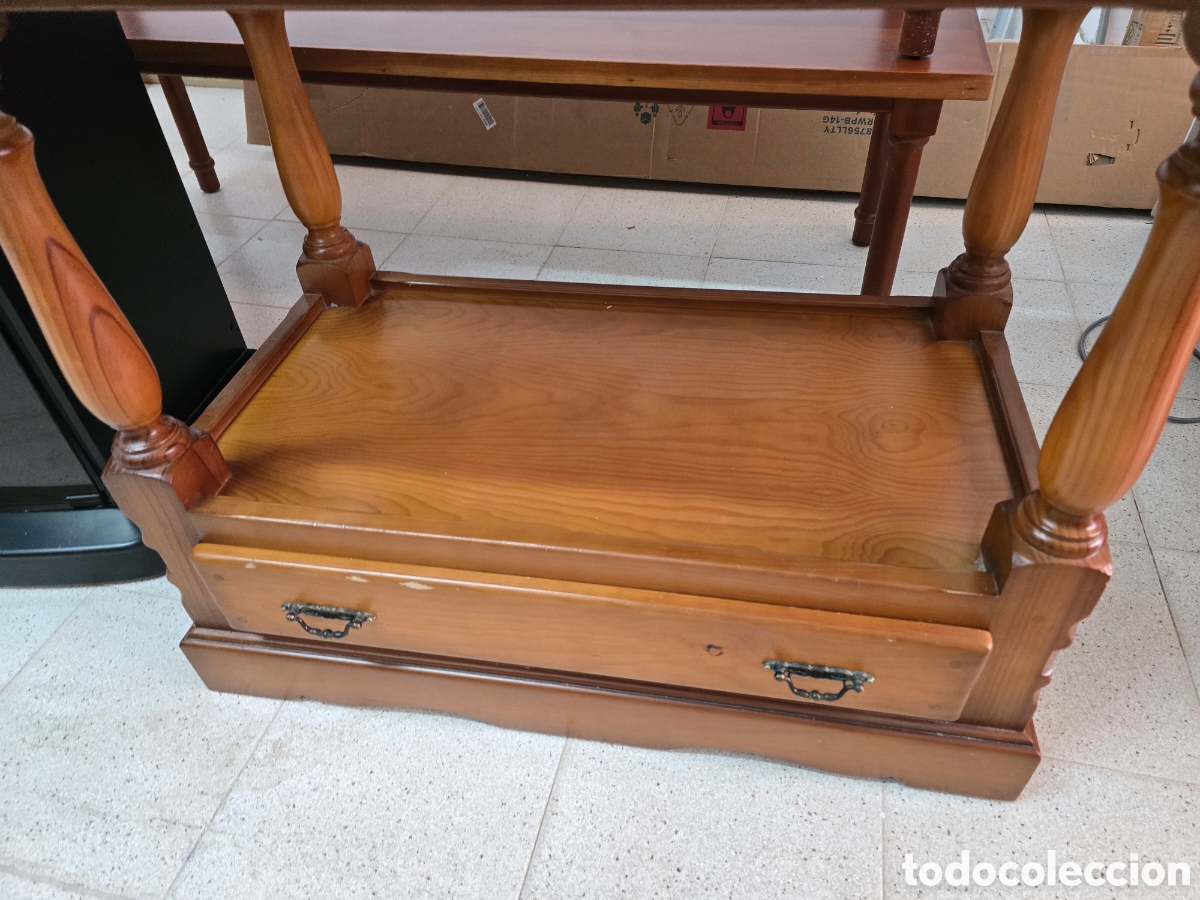 Antig&uuml;edades: Mesa television tv rustica - Foto 2