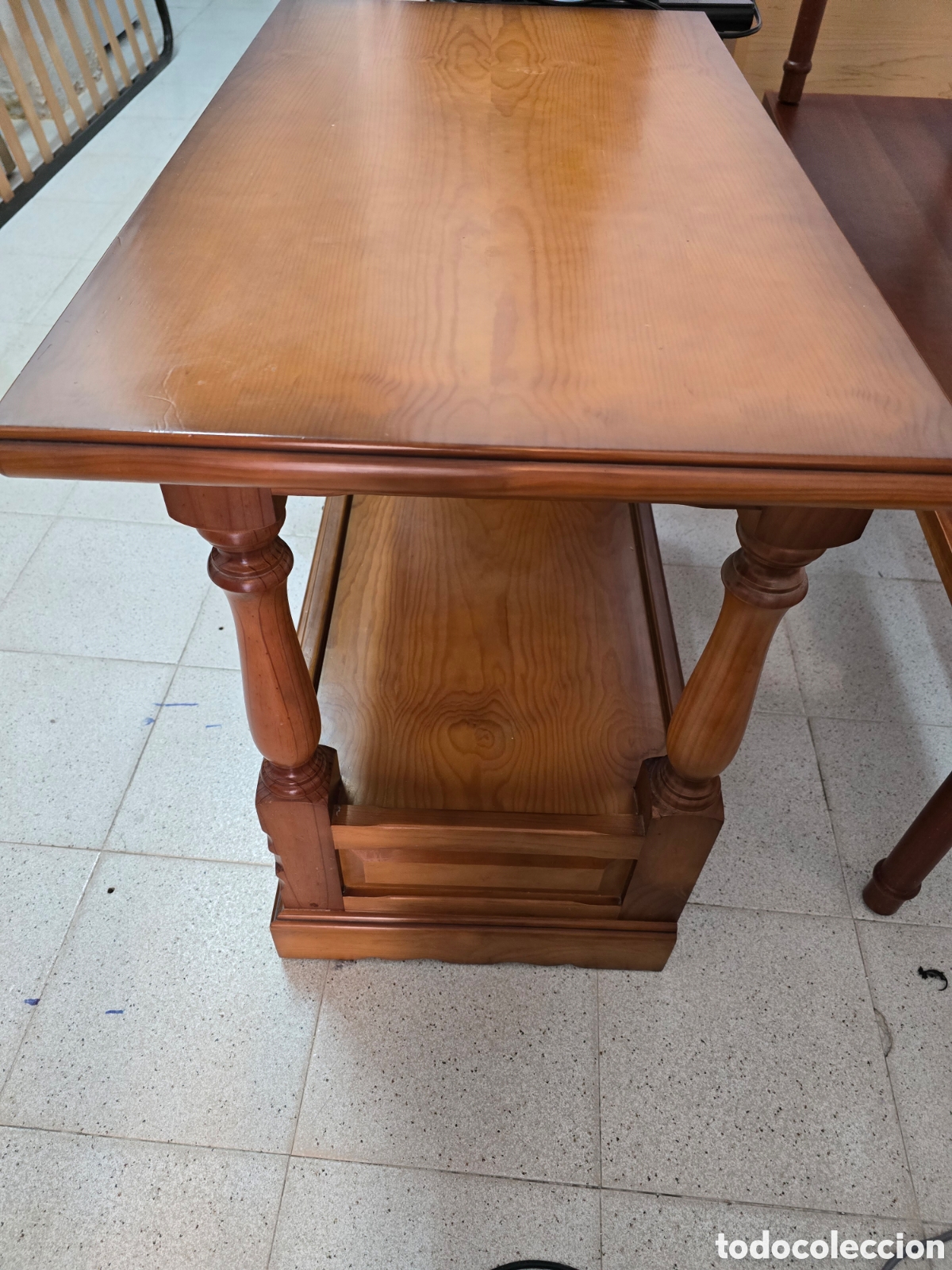 Antig&uuml;edades: Mesa television tv rustica - Foto 4