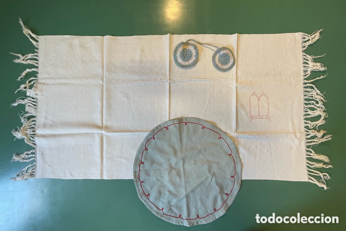 Antig&uuml;edades: LOTE TAPETES ANTIGUOS. HECHO A MANO
