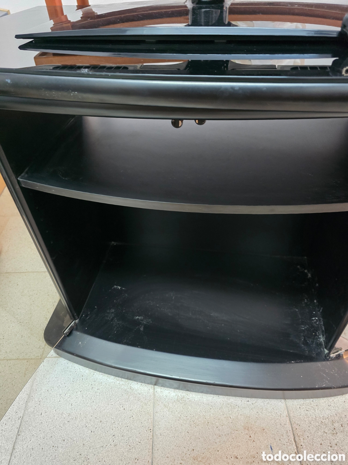 Antig&uuml;edades: Mesa TV cristal giratoria - Foto 5