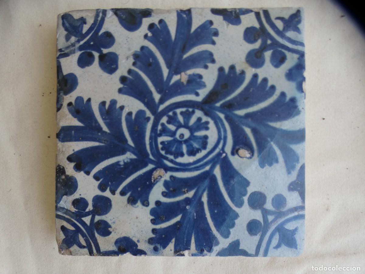 Antig&uuml;edades: Azulejos Espa&ntilde;ol Valencia siglo 15/16