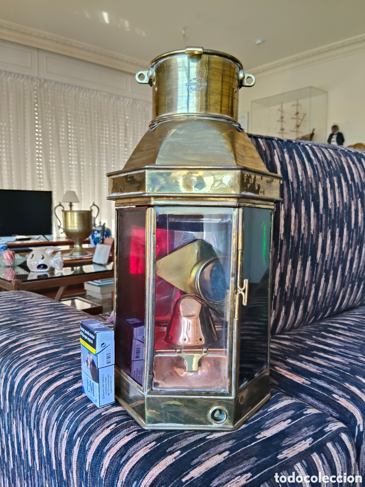 Antig&uuml;edades: Impresionante farol de barco