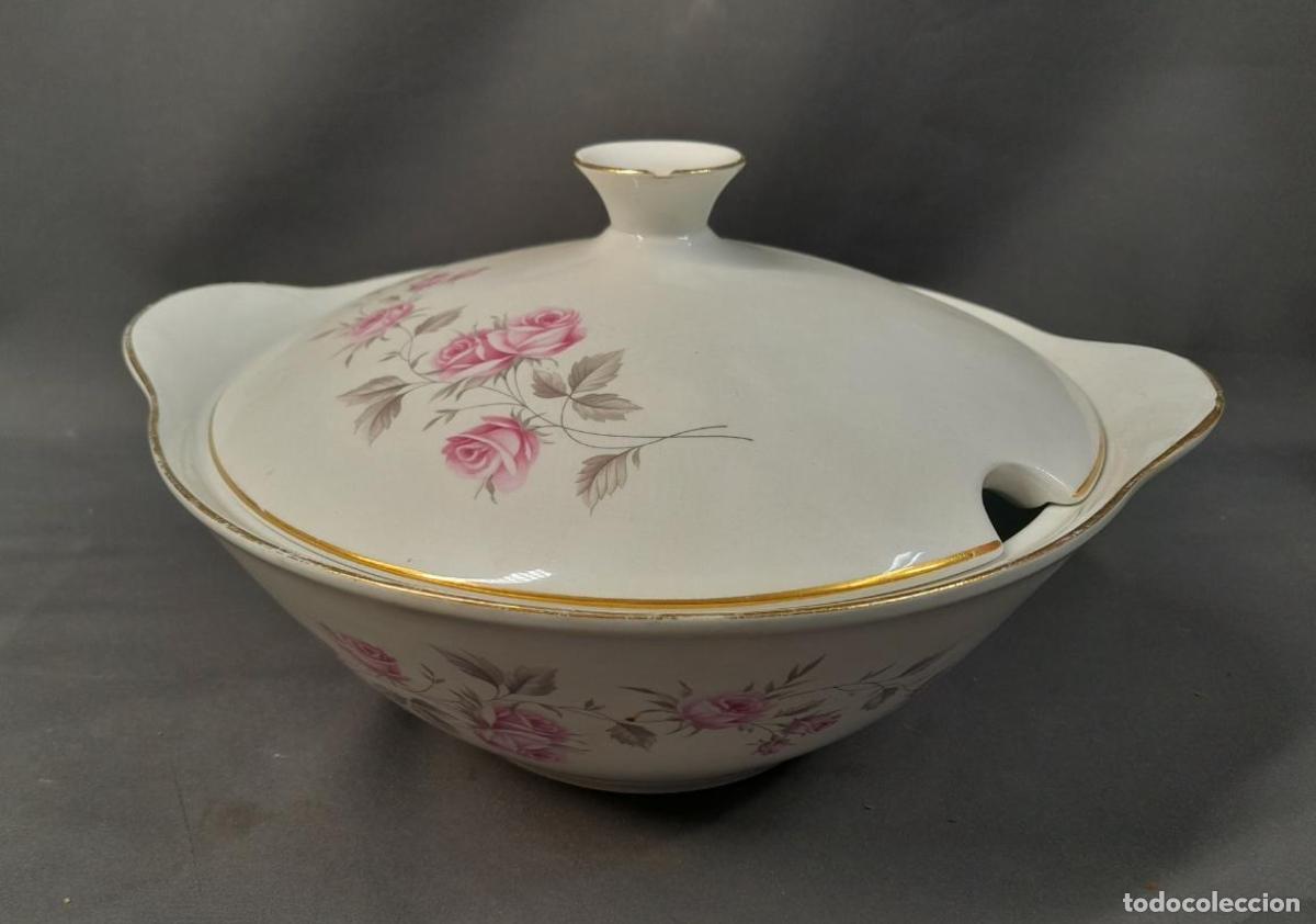 Oggetti Antichi: SOPERA EN PORCELANA &ldquo;ROYAL CHINA VIGO&rdquo;. MEDIADOS DEL SIGLO XX.