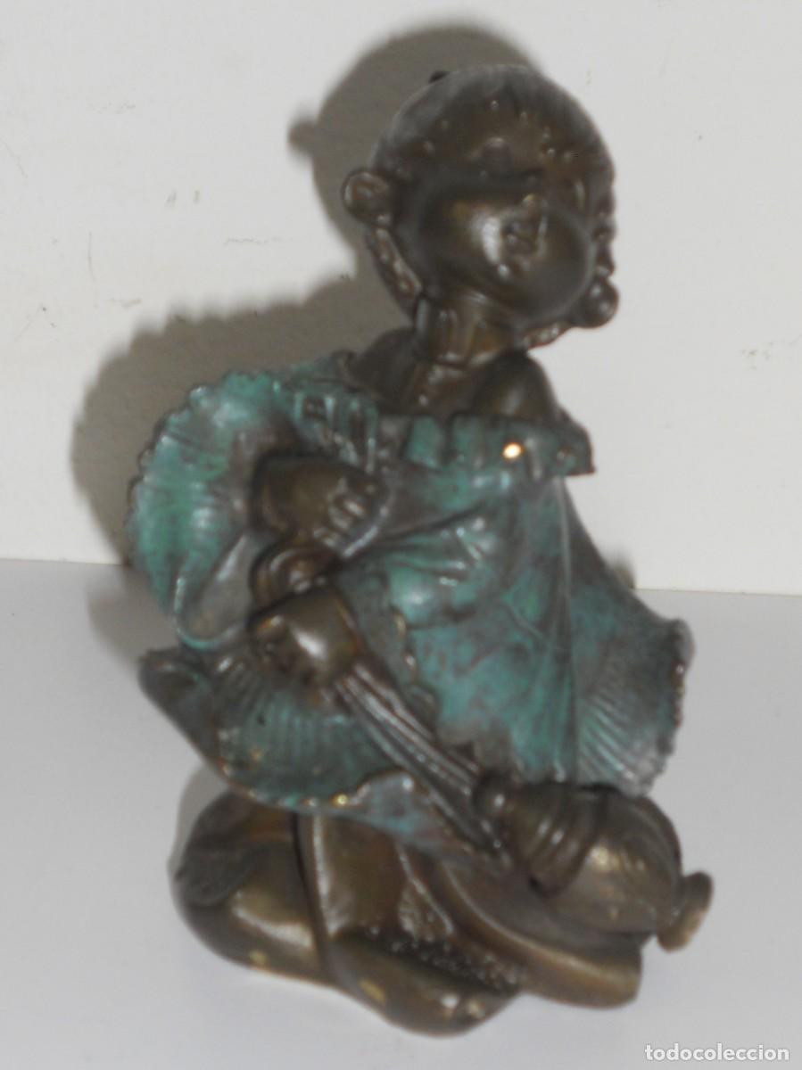 Antig&uuml;edades: ANTIGUA FIGURA CAMPANA ,CAMPANITA ,