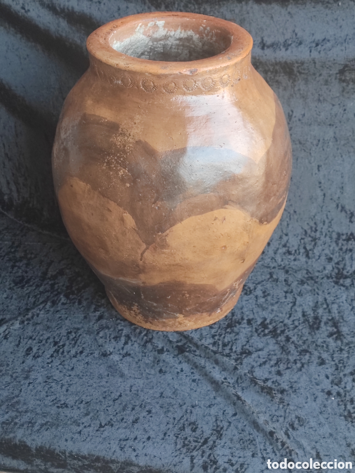 Antig&uuml;edades: ANTIGUA TINAJA DE CALANDA SIGLO XIX