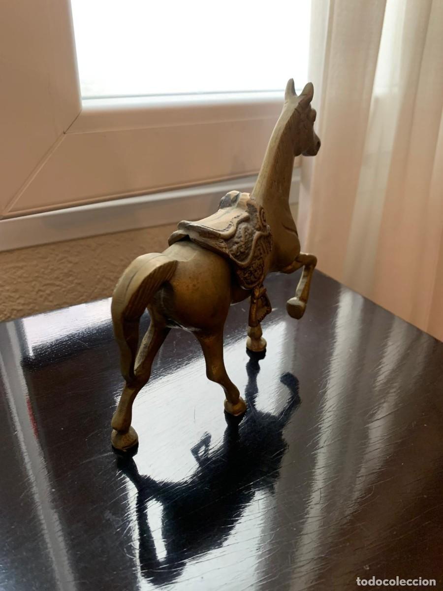 Antig&uuml;edades: Figura caballo lat&oacute;n/bronce - Foto 4