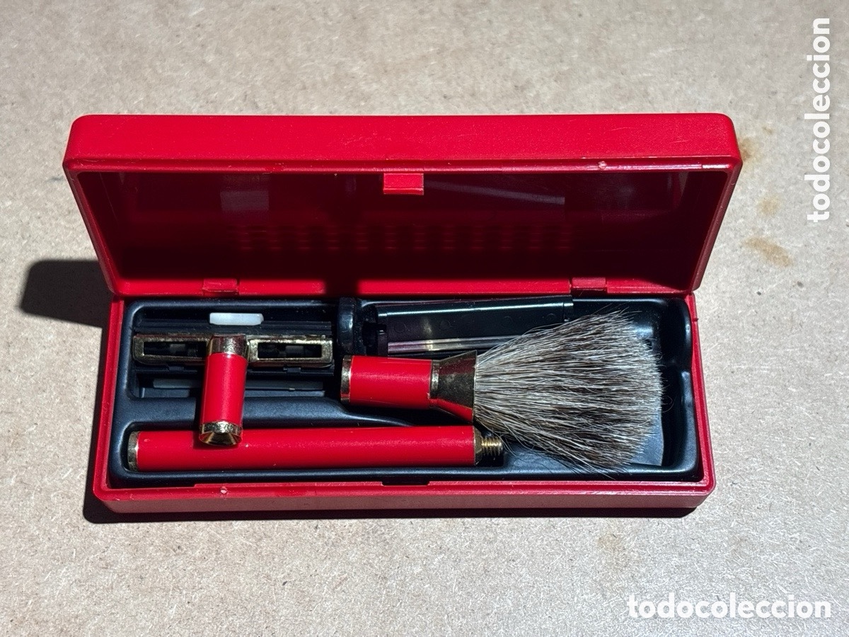 Antiques: Maquinilla m&aacute;s brocha barbero Tonal (A18)