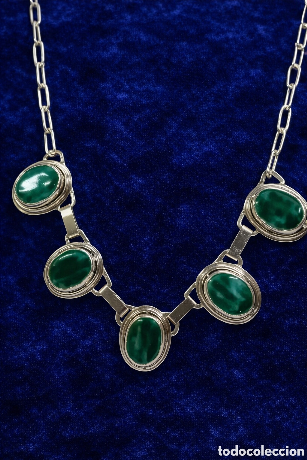 Antig&uuml;edades: COLLAR DE PLATA DEL SIGLO XX - Foto 2