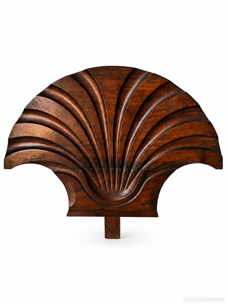 Antig&uuml;edades: Cabecero de Cama Isabelino - Cabezal Madera de Caoba - S.XIX - Torneados con forma de Bellota