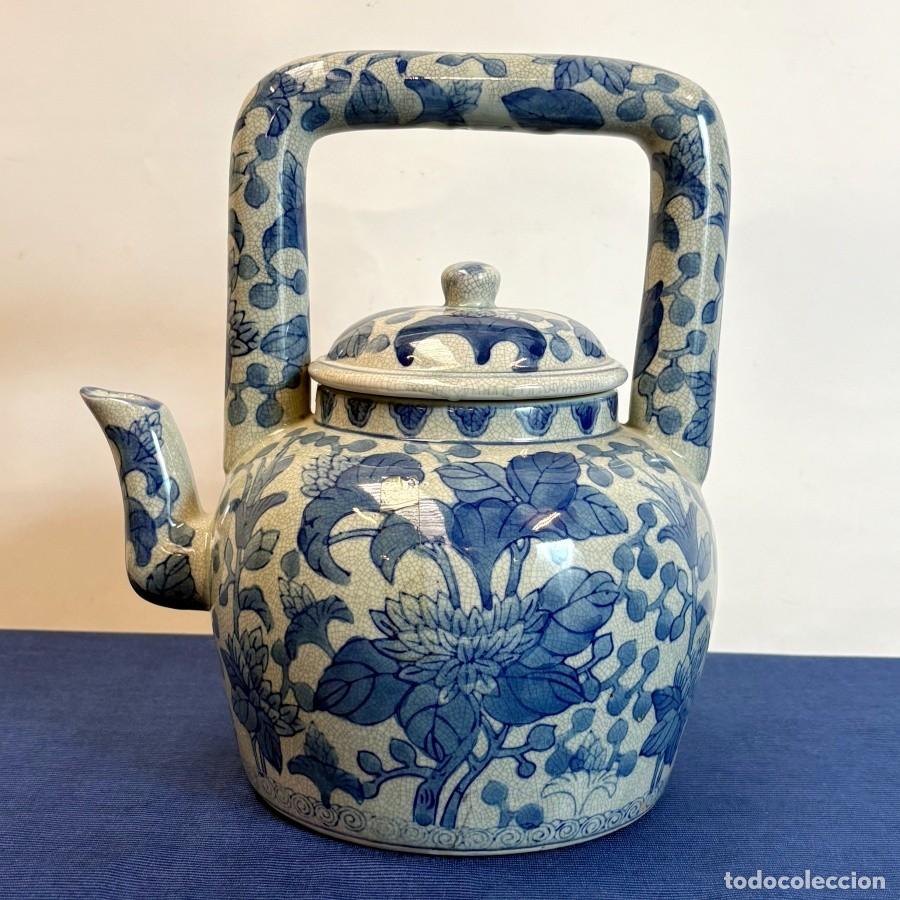 Antig&uuml;edades: Tetera Oriental de Cer&aacute;mica - Foto 1