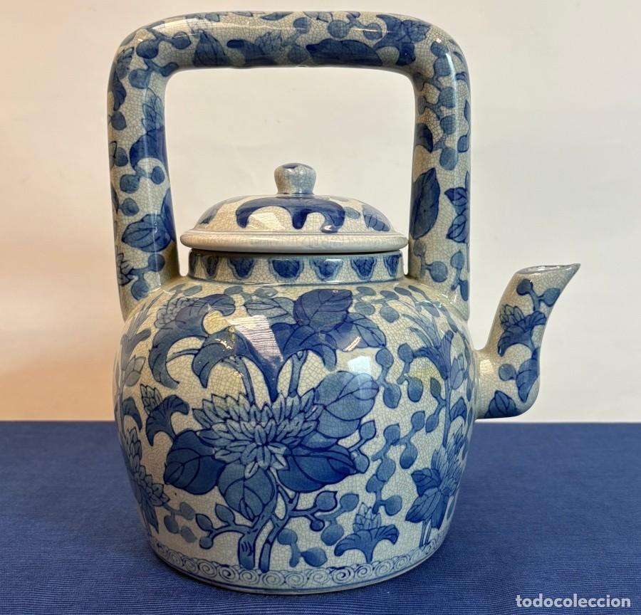 Antig&uuml;edades: Tetera Oriental de Cer&aacute;mica - Foto 4