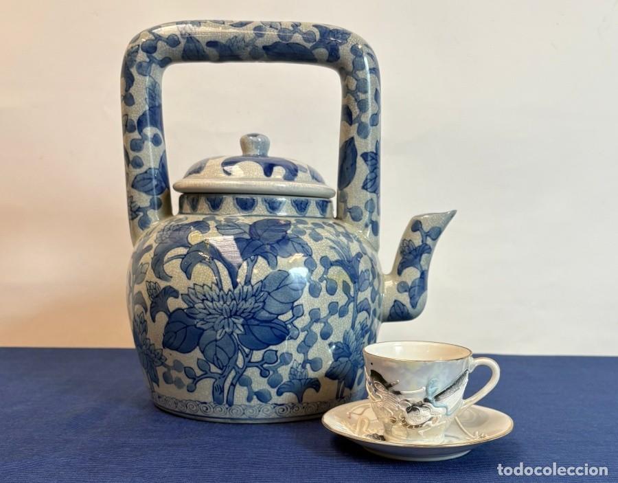 Antig&uuml;edades: Tetera Oriental de Cer&aacute;mica - Foto 7